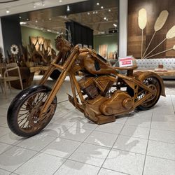 Custom Made Wooden Harley Davidson Motorcycle Sale!