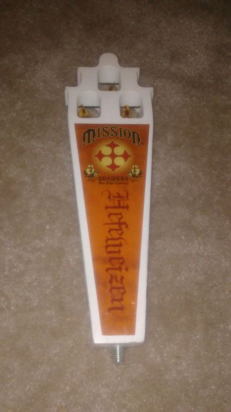 Mission Brewery Beer Tap Handle