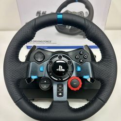 Logitech - G29 Driving Force Racing Wheel and Floor Pedals for PS5, PS4, PC, Mac - Black