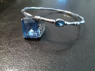 925 Sterling Ring And Bangle Bracelet