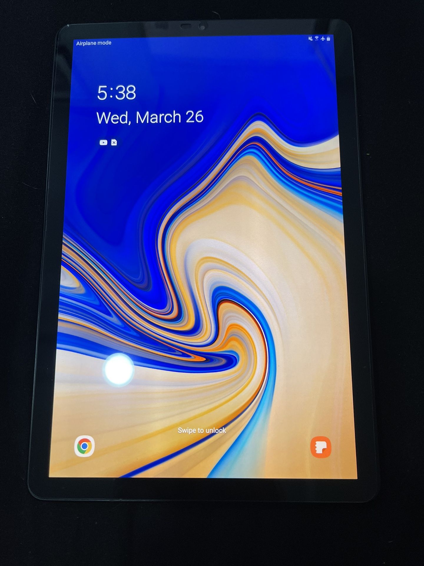 Samsung Galaxy Tab S4 With Screen Protector Case And Charger
