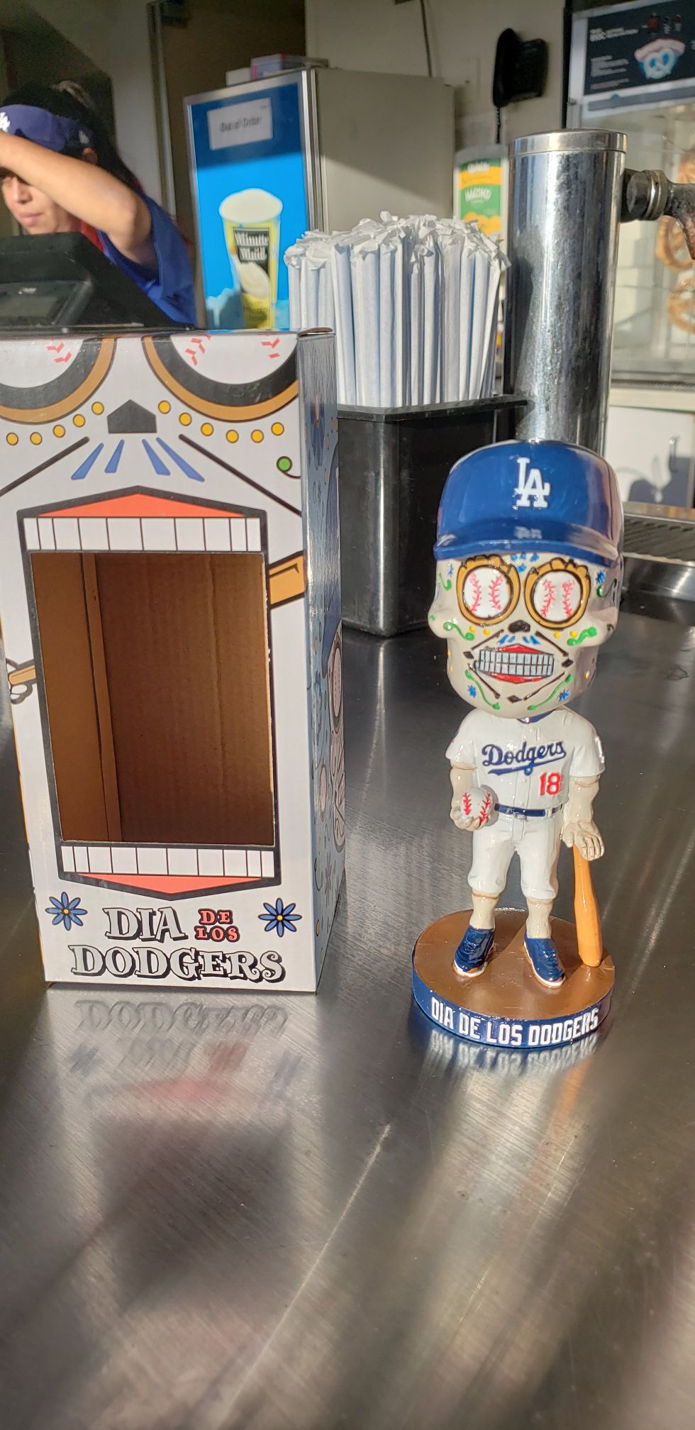 2022 Dia De Los Dodgers Bobblehead Gold for Sale in Los Angeles