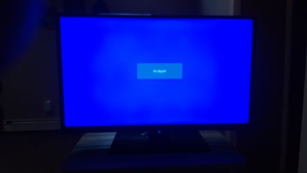 32in 1080i element flat screen and also a 19inch sylvania flat screen