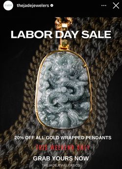 Jade Pendant + Cuban Chain 925