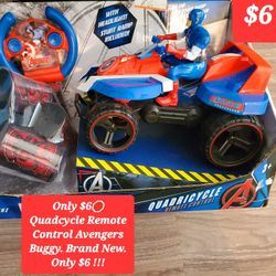 $6🛑Quadcycle Remote Control Avengers Buggy. Brand New. Only $6 !!!