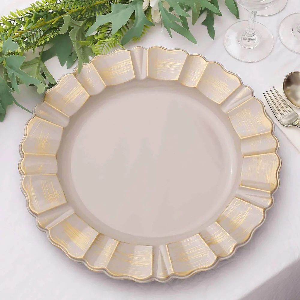 28 Acrylic Charger Plates