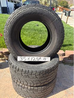 35. 12.50 R 18 LT  3 Tires