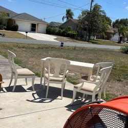  DINING TABLE COMBO 4 CHAIRS NICE