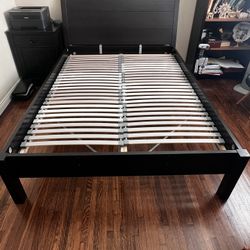 Full Size Wooden Slay Bed
