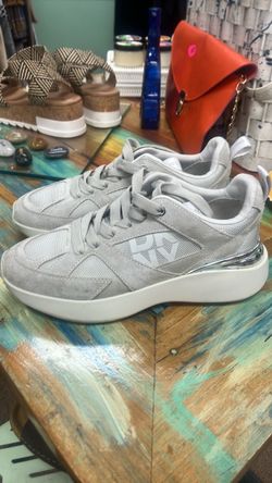 EA7 Emporio Armani Gray Platform Sneakers