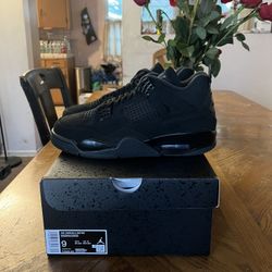 Jordan 4 Retro Black Cat (2025) Size 9