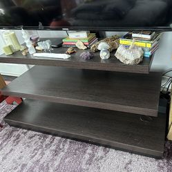 Tv Holder / Stand With Floating Shelves