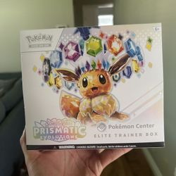 SEALED Pokemon Center Prismatic Evolutions ETB