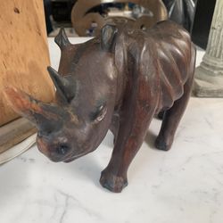 Rhino And Cape Buffalo From South Africa 