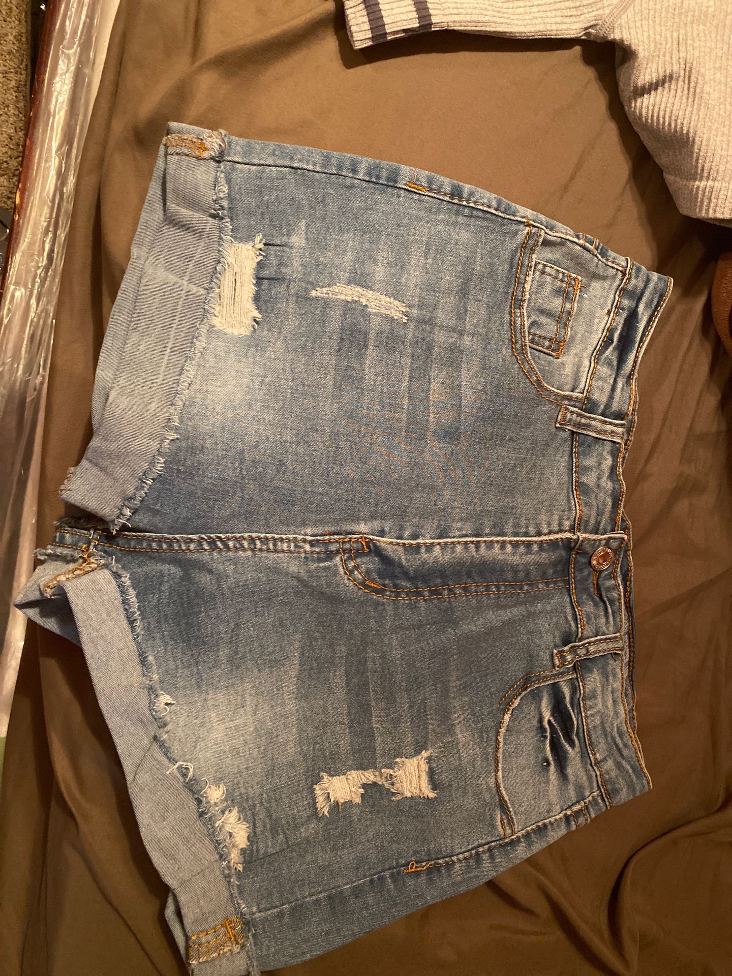 Brand new jean shorts size m