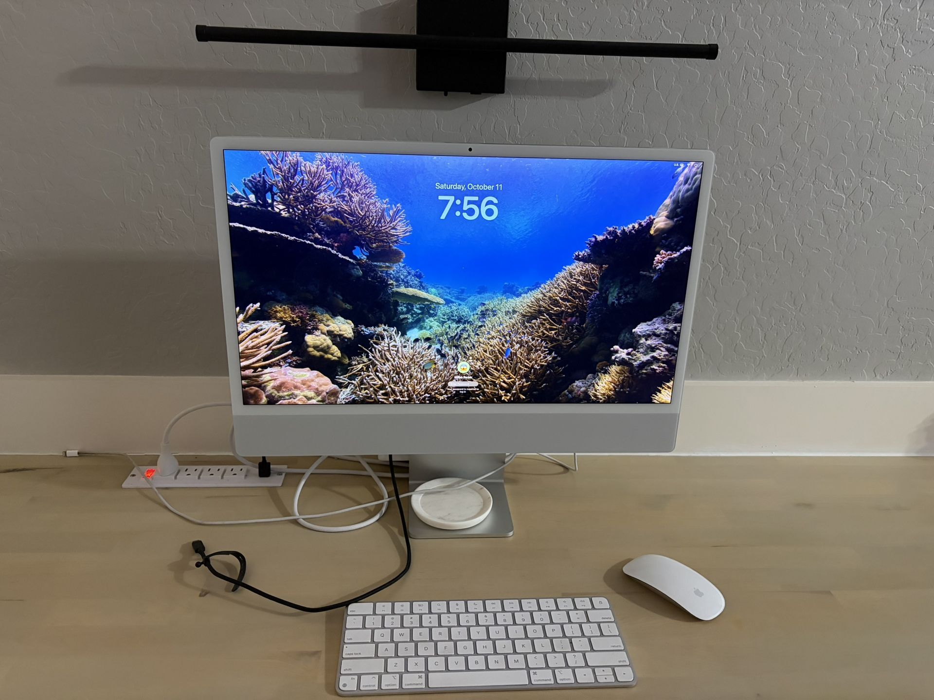 Two iMacs White 