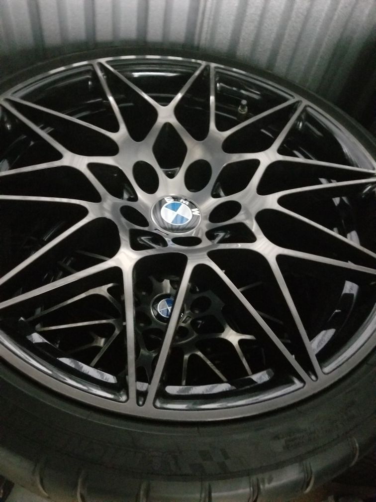 Style 666m bmw rims and tires