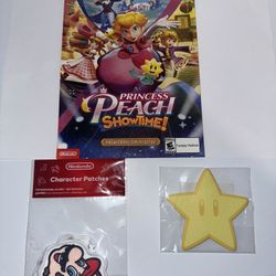 Princess Peach Showtime Sticker Sheets Mario Luigi Patches And Starman Sticker!