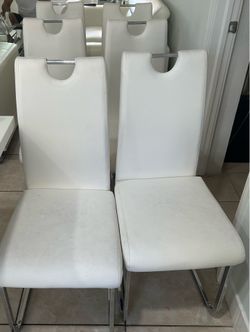 Six dining room chairs