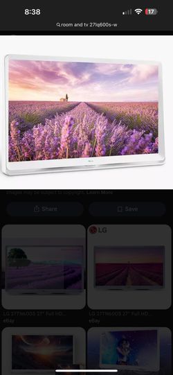 LG Tv Monitor 27” Full HD IPS LED