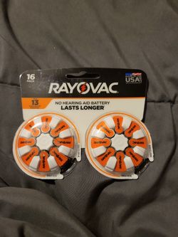 Rayovac Hearing Aid Batteries 