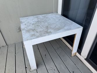 Outside Wood Table 