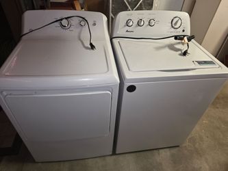GE Dryer and Amana Top-Load Washer Set Both work great