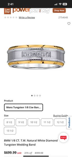 Men’s Diamond Wedding Ring Band