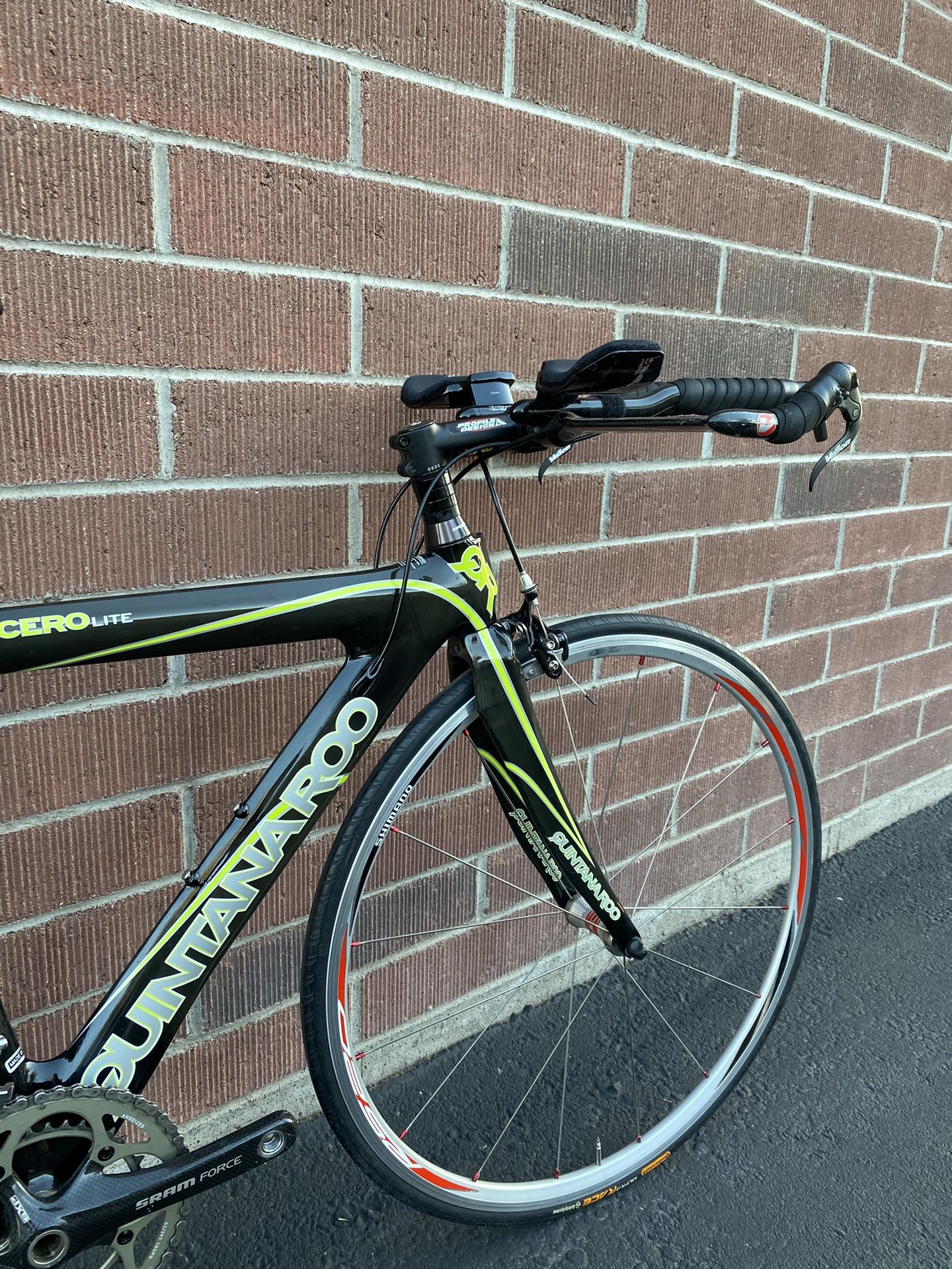 Quintana Roo Lucero Lite Full Carbon TT Triathlon Small Road Bike