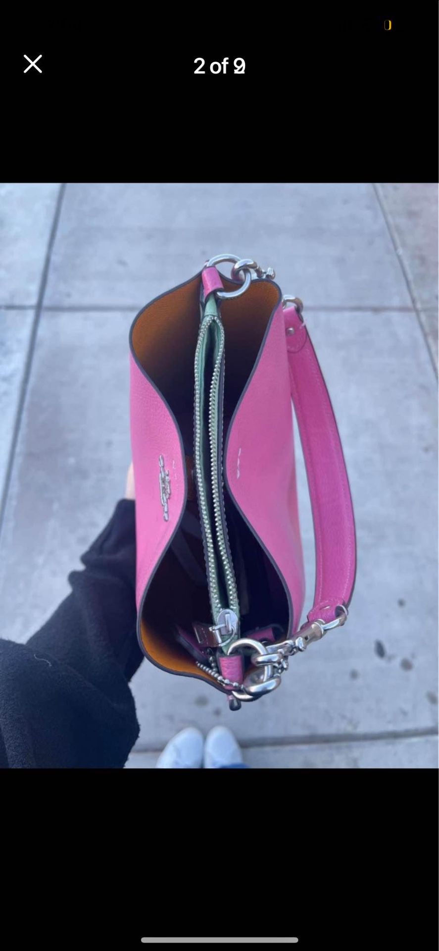 Pink Coach bag