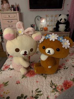 rilakkuma XL plush bundle, korilakkuma rabbit, korilakkuma meets chairoikoguma