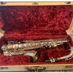 Selmer MkVI Paris silver alto saxaphone
