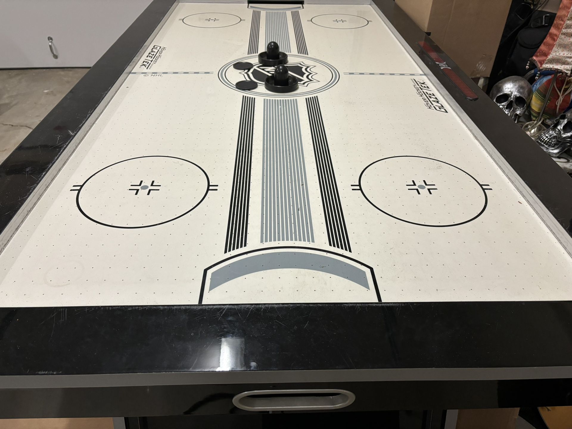 NHL 80” Power play Air Hockey Table With Ping Pong table Top