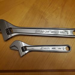 New Snap On adjustable wrench set