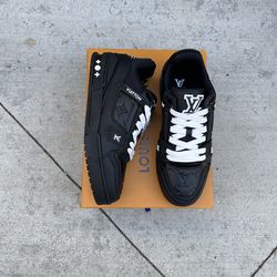 Black LV Trainers (Size 7, 8, 9, 10, 11, 12)