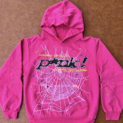 Pink Spider Hoodie 