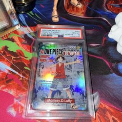 US VOYAGE MONKEY D. LUFFY PSA 10