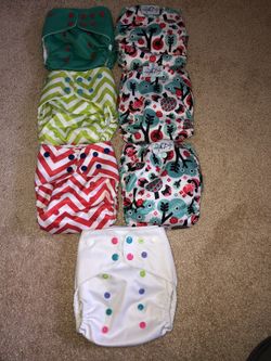 Lalabye cloth diapers lot of 7