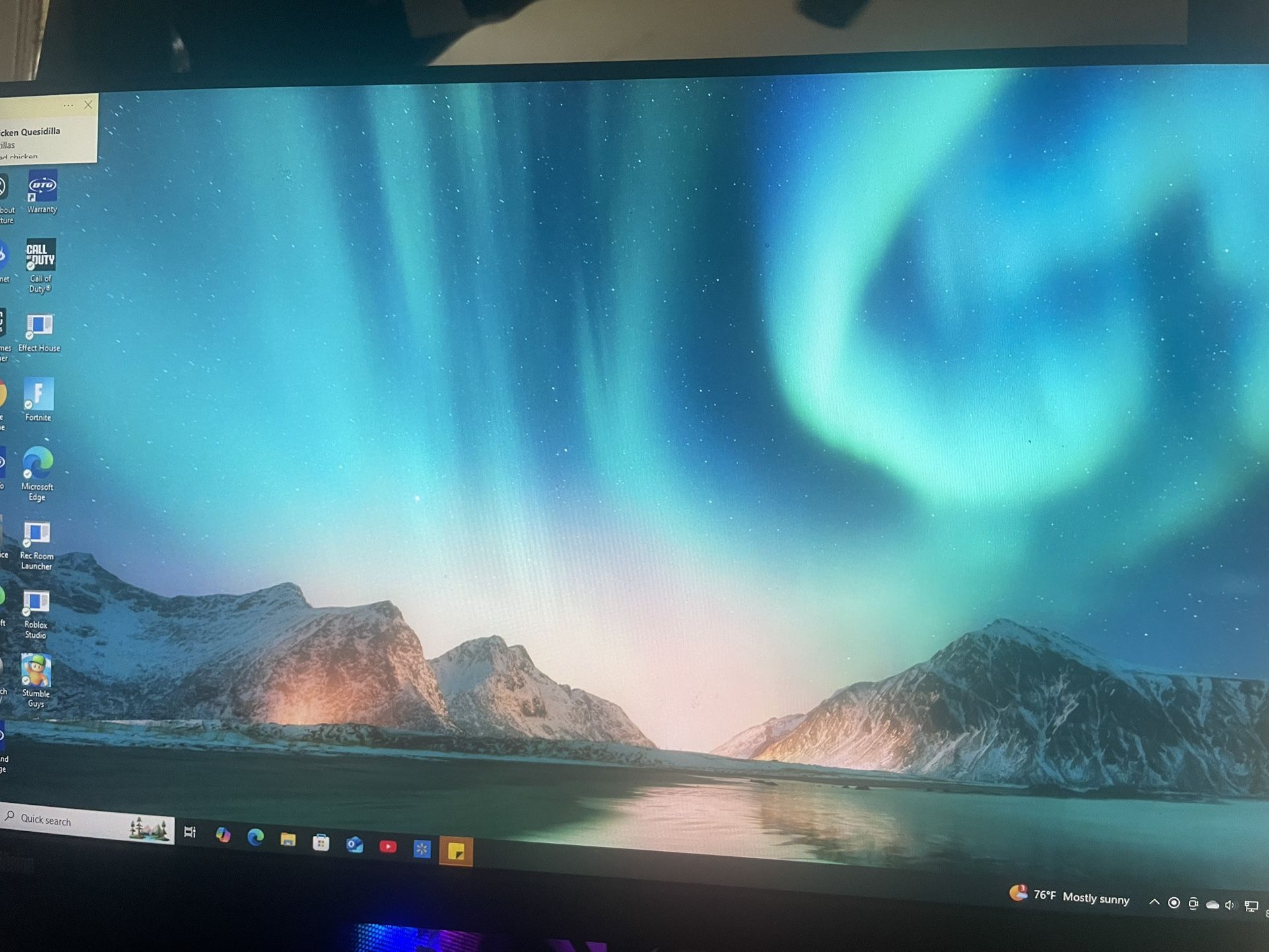 Computer With Tower, Mouse, Keyboard