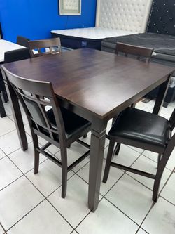 New counter height set