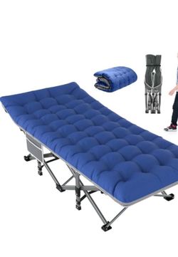 Folding Camping Cot for adults with mattress