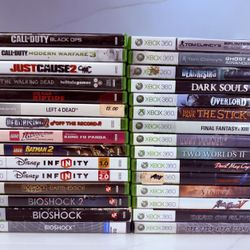 30 Xbox 360 Games 2/5 (Will Trade For Nintendo Switch Games)