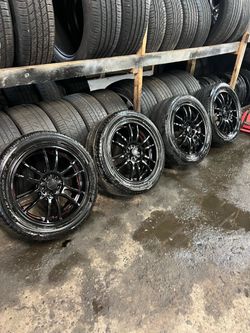 17” universal rims and tires