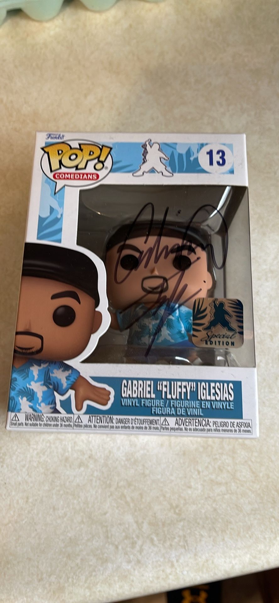 Funko Gabriel Iglesias “fluffy” Autographed