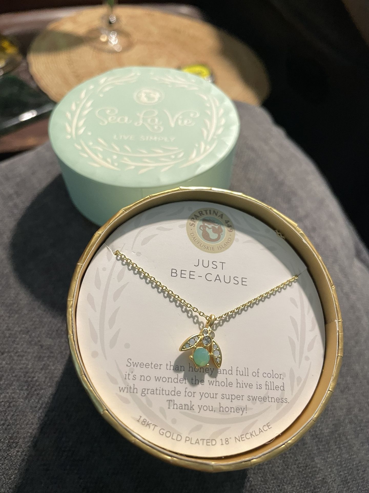 SPARIINA SEA LA VIE NECKLACE JUST BEE-CAUSE π