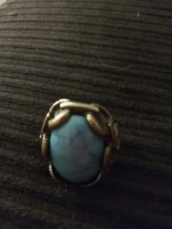 Blue 💍 ring vintage look