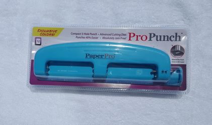 NEW Blue 3-Hole Punch