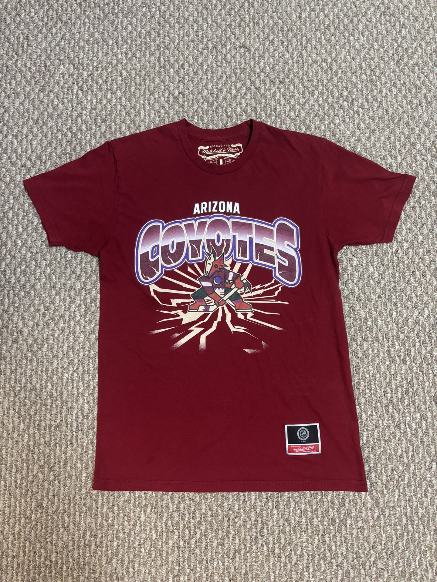 Mitchell & Ness Arizona Coyotes Earthquake Red NHL T-Shirt