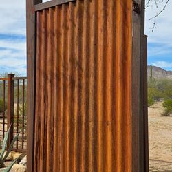 Steel Corrugated Metal Fencing