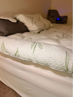 NEW Plastic Sealed Mattress Topper Pads Bamboo